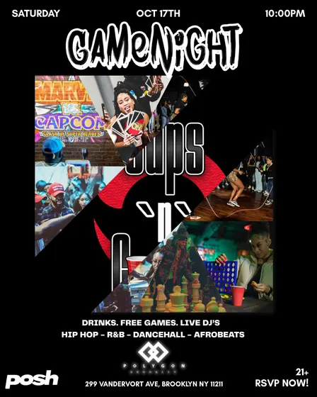 @CupsNConvos Gamenight! Oct 17th