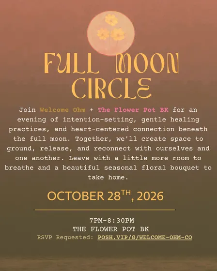 October Full Moon Gathering @ The Flower Pot BK