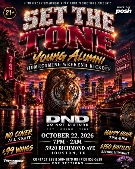 SET THE TONE: TSU HOMECOMING KICKOFF