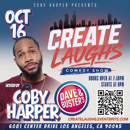 Create Laughs Comedy Show - 10/16