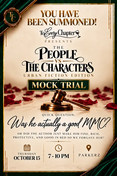 The People vs. The Characters — Urban Fiction Edition (Mock Trail)