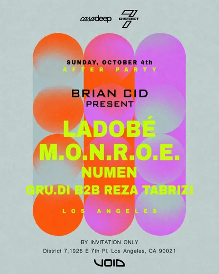 Brian Cid present: LADOBÉ || After party