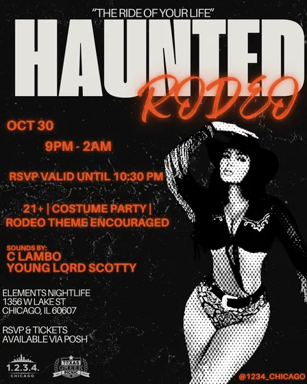 Haunted Rodeo: Presented by 1.2.3.4. Chicago x Texas Greek Picnic