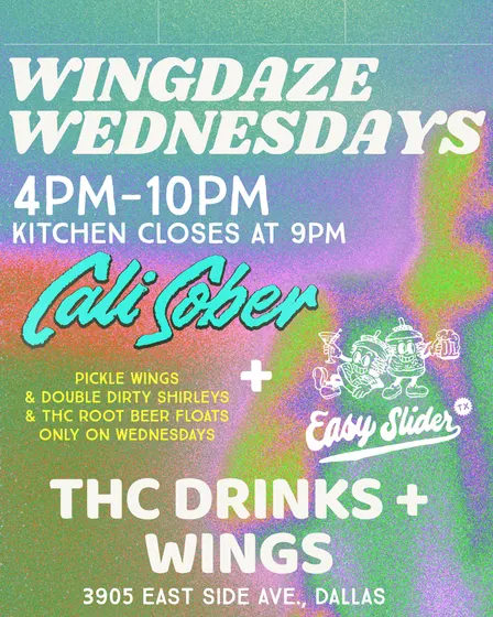Wingdaze Wednesdays: THC Drinks + Pickle Wings