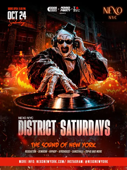 Halloween Parrty at District Saturdays at Nexo Midtown NYC Nightclub