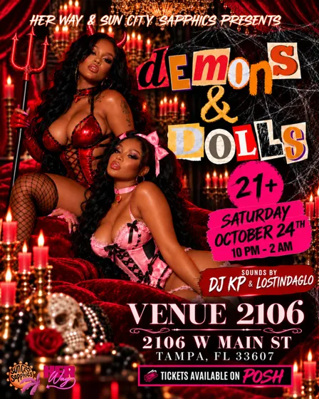 Demons & Dolls - All Girl Halloween Party 👹💋