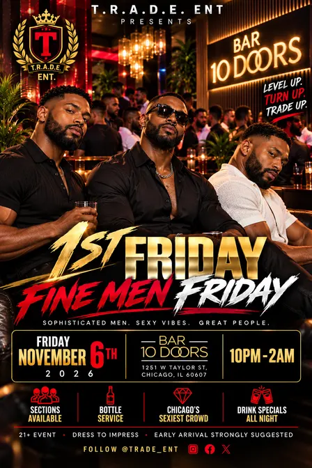 Fine Men Friday - 1st Friday