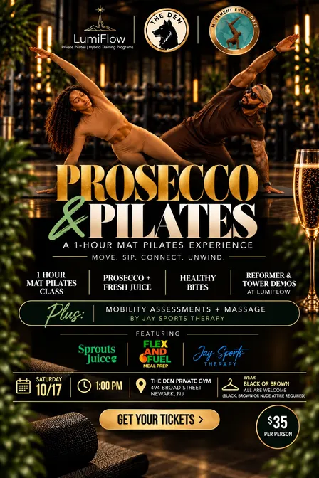 Prosecco & Pilates 🥂