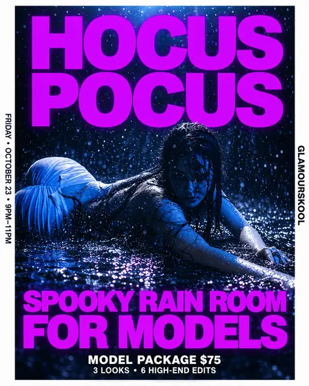 HOCUS POCUS | SPOOKY RAIN ROOM FOR MODELS