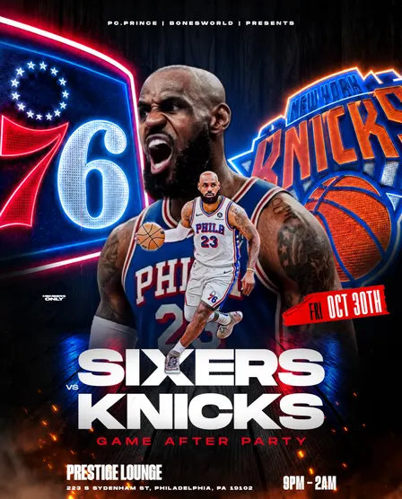 76ERS VS KNICKS // OFFICIAL AFTER PARTY