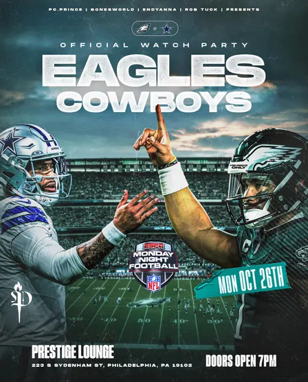 EAGLES VS COWBOYS // OFFICIAL WATCH PARTY