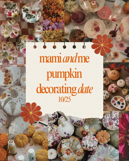 MAMI & ME PUMPKIN DECORATING DATE 🌸🎃
