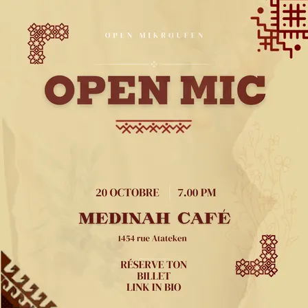 Open Mikroufen Soirée micro ouvert