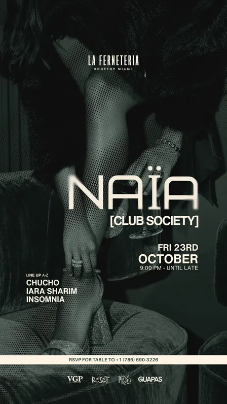 NAIA FRIDAYS BY LA FERNETERIA