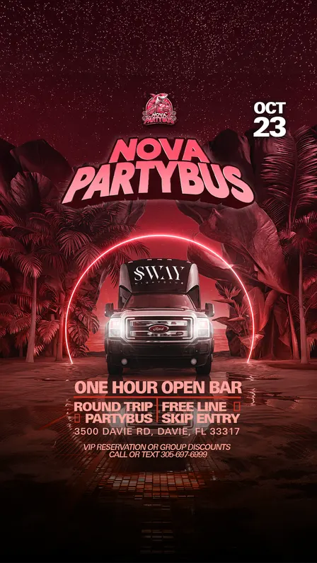 Partybus to Sway 10/23