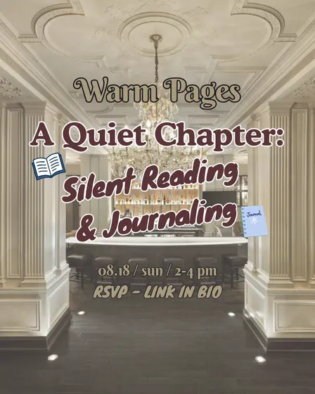 A Quiet Chapter: Silent Reading & Journaling