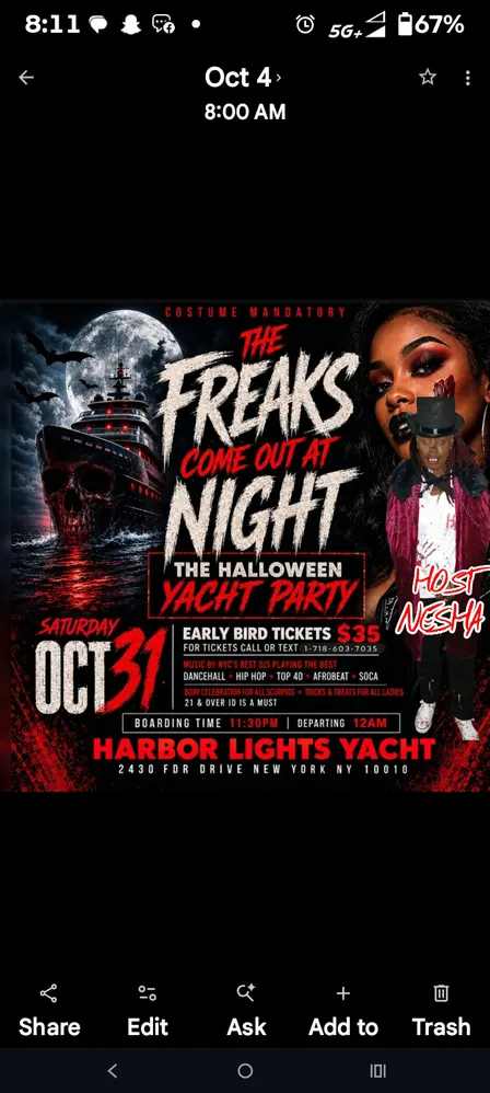 THE FREAKS COME OUT AT NIGHT
