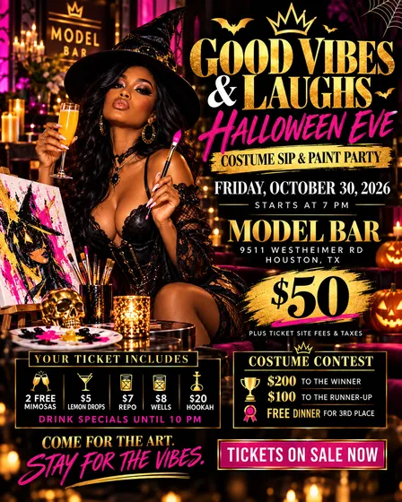 Good Vibes & Laughs: Halloween 🎃 Eve Costume Sip & Paint Party🎉
