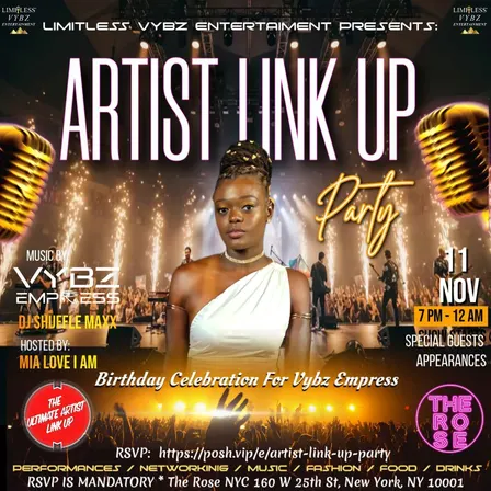 Artist Link Up Party