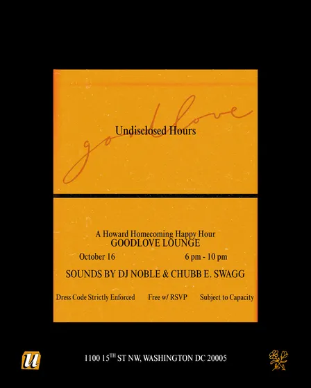 Undisclosed Hours: 002 A Howard Homecoming Happy Hour