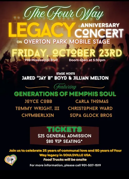 The Four Way Presents: Legacy Anniversary Concert