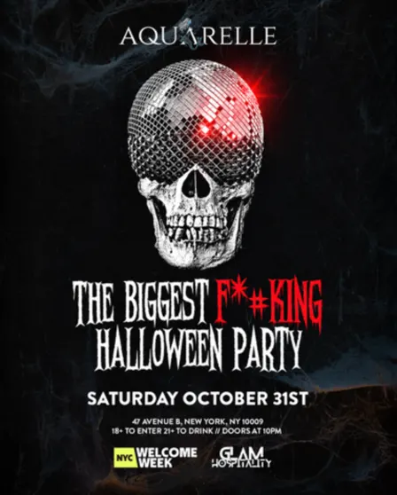 (18+)The Biggest Fu*king Halloween Party NYC - Oct 31st Saturday