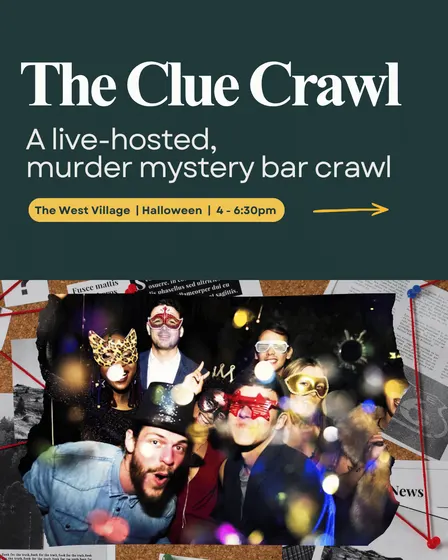 The Clue Crawl 👻🍸