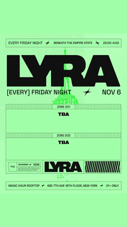 Lyra Rooftop Party 11.06.26
