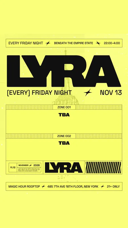 Lyra Rooftop Party 11.13.26