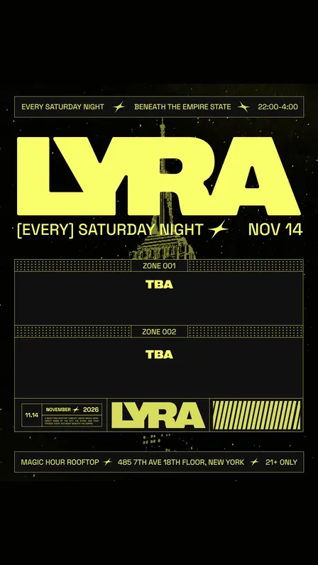 Lyra Rooftop Party 11.14.26