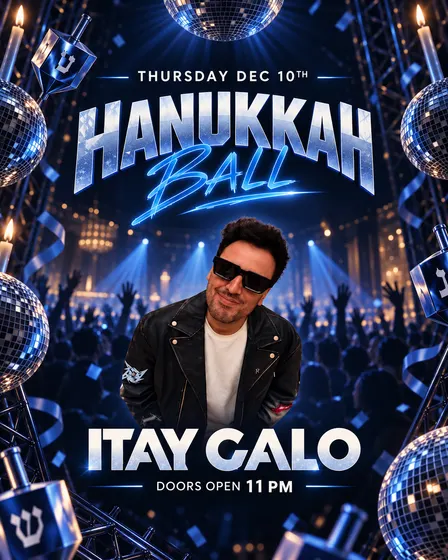 HANUKKAH PARTY w/ ITAY GALO - SECRET LOCATION