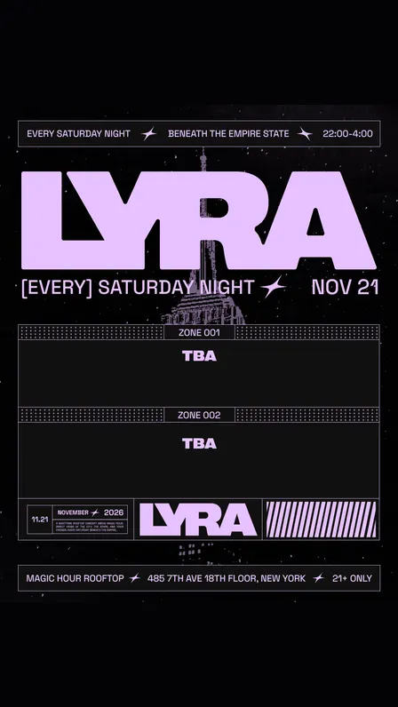 Lyra Rooftop Party 11.21.26
