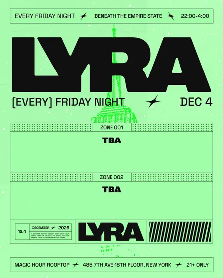 Lyra Rooftop Party 12.4.26