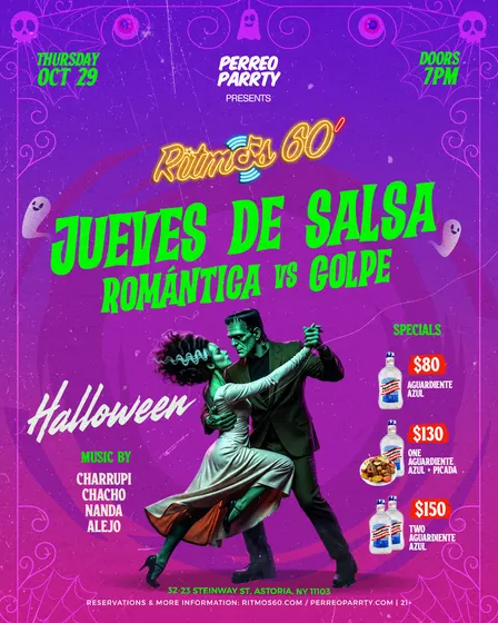 Halloween Ritmos Jueves De Salsa Romantica Colombian Party at Ritmos 60