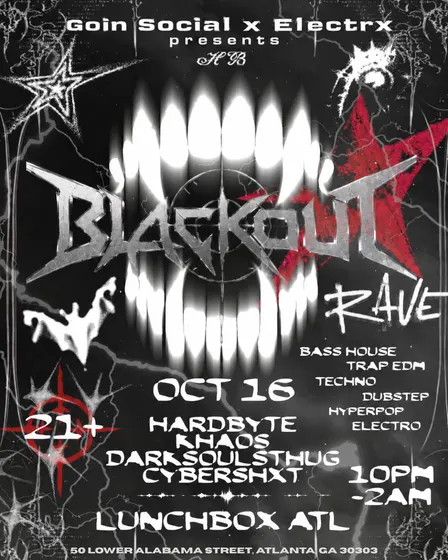Goin Social x Electrx Presents: Blackout Rave