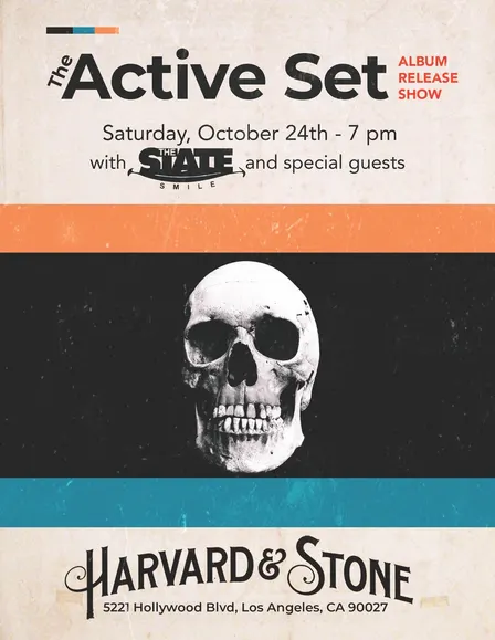 THE ACTIVE SET (album release) with The State Smile and guests