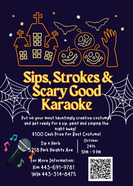 Sips, Strokes & Scare Good Karaoke