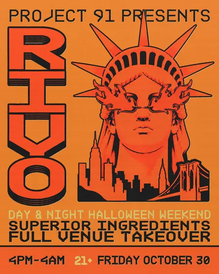 Rivo Day & Night Full Halloween Venue Takeover