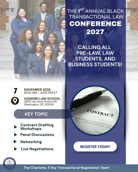 THE 1ST ANNUAL BLACK TRANSACTIONAL LAW CONFERENCE 2027