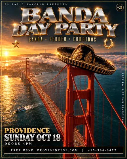 Banda Day Party: Banda, Perreo y Corridos at Providence SF