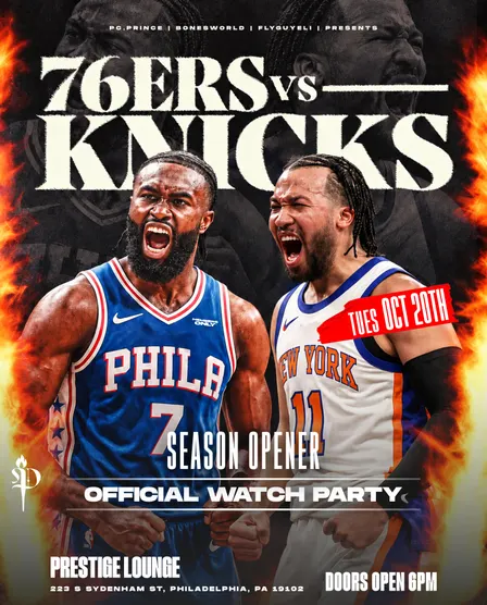 76ERS VS KNICKS // OFFICIAL WATCH PARTY