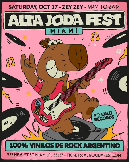 Alta Joda Fest: 100% Vinilos de Rock Argentino en La Casita de ZeyZey
