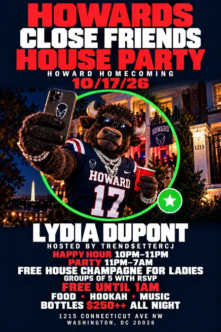 HOWARD CLOSE FRIENDS HOUSE PARTY