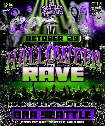 🎃 SEATTLE'S 18+ BIGGEST HALLOWEEN PARTY 🎃
