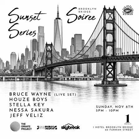 Brooklyn Bridge Soiree Sunset Series: Afro, House at 1 Hotel