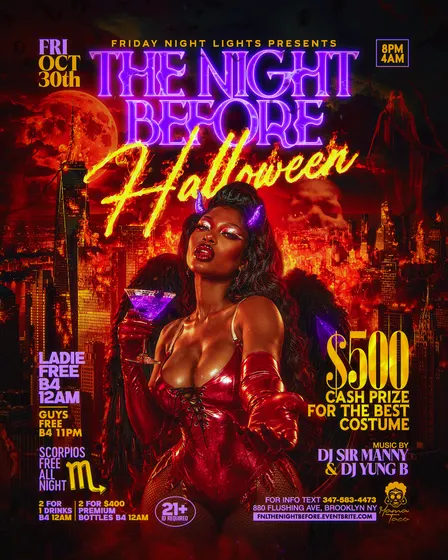 The Night Before Halloween Friday Oct. 30th at Mama Taco FREE Entry w/RSVP