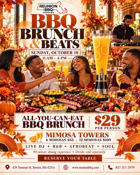 The Sunday Reunion: All-You-Can-Eat BBQ Brunch & Live DJ