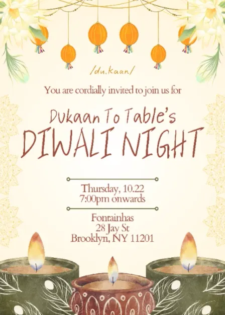 Dukaan To Table’s Diwali Night