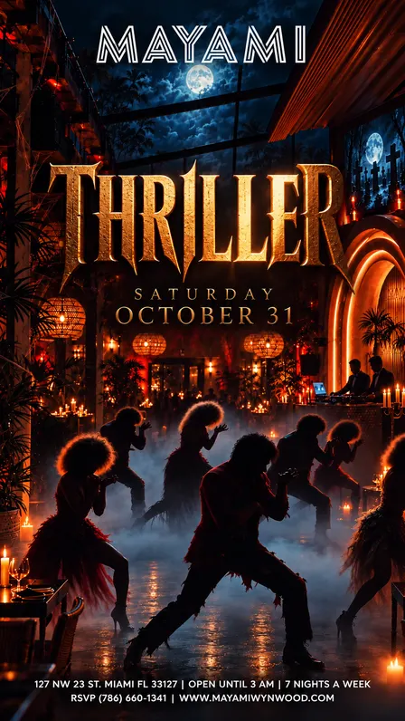 Thriller After Dark: A Night of Music & Mystery at Mayami, Wynwood