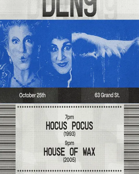 Spooky Movie Night (Double Feature): Hocus Pocus + House of Wax